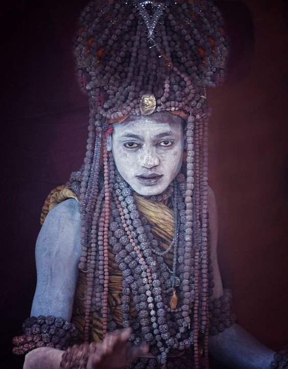  Shivaïte à Allahabad, Inde.